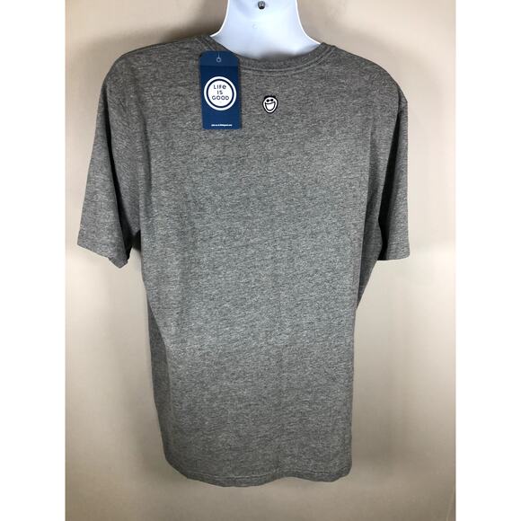 New Life Is Good Unisex T Shirt Size XXL Foodies Working Together Gray - Picture 7 of 13